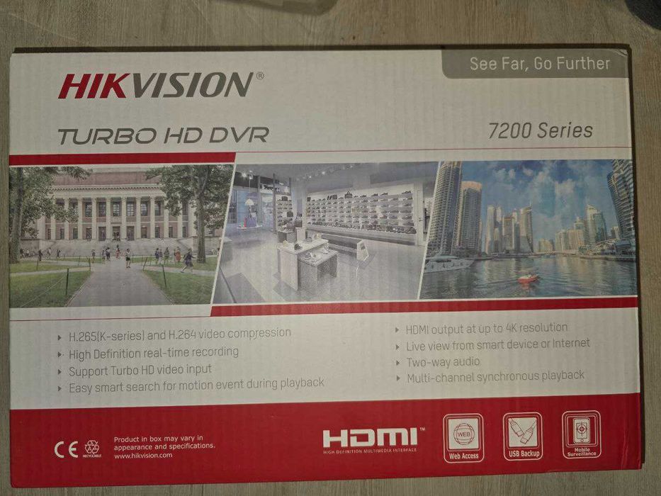 Камеры 5MP и DVR/NVR Hikvision в полном комплекте