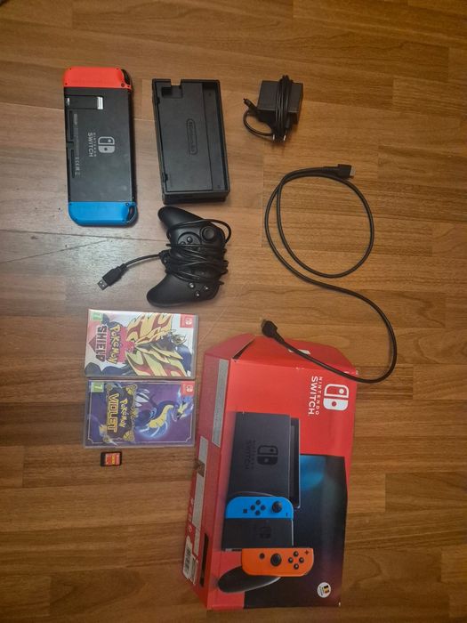 Nintendo switch cu jocuri incluse
