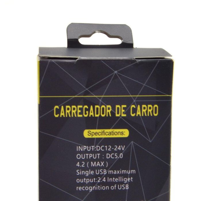 Триъгълно зарядно за телефон за автомобил.