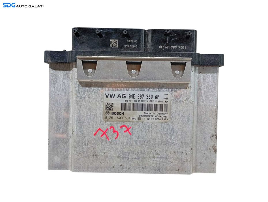 ECU Calculator Motor Volkswagen Polo 6R 1.2 TSI 2010 - 2018 Cod 04E907309AF 0261S09531 [LC0905] [LC0906]