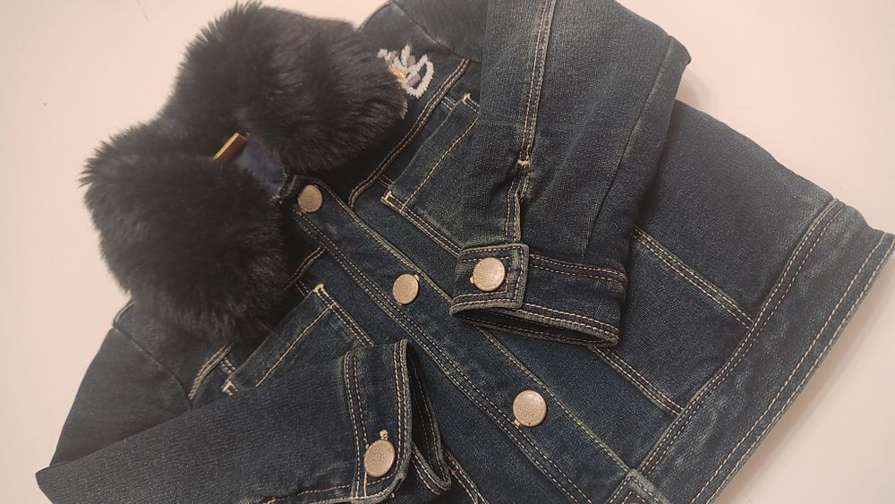 Дънкено яке  CHICCO за момиче 80 см. -15 месеца