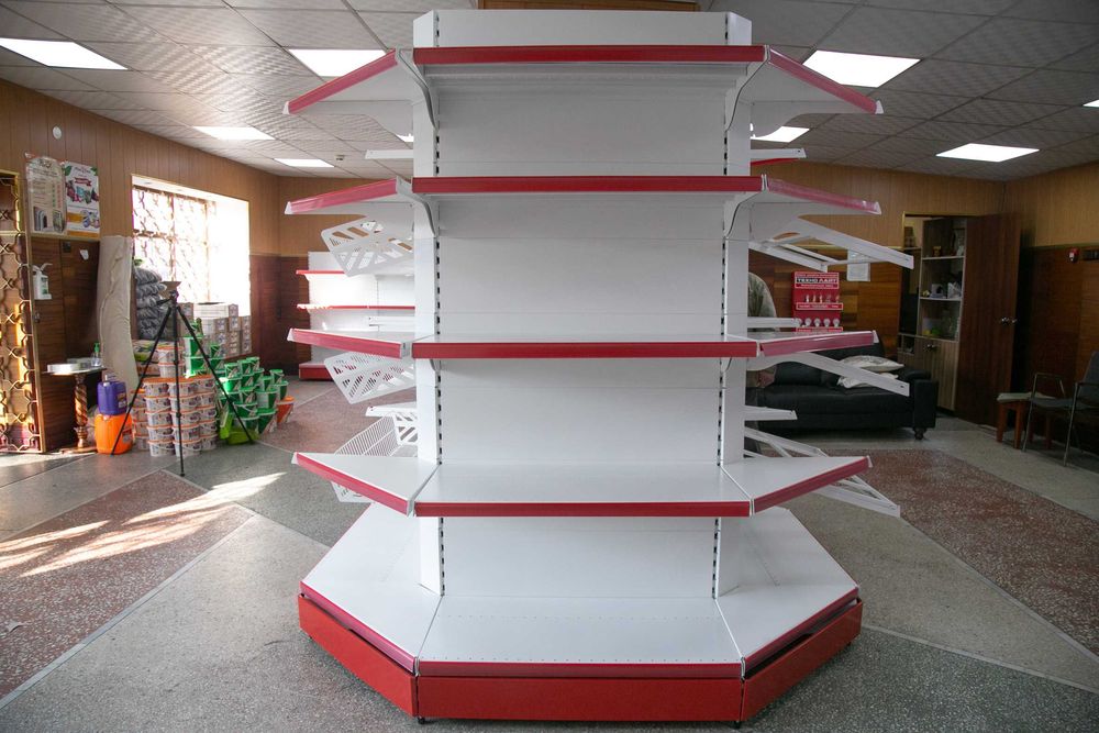 Metall stellaj, raf tokchasi. Металлический стеллаж