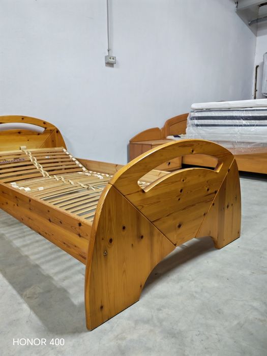 Pat 90x190 din Lemn Masiv -Mobila Germania