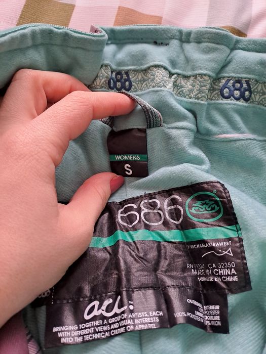 Pantaloni ski/snowboard 686 S-M dama