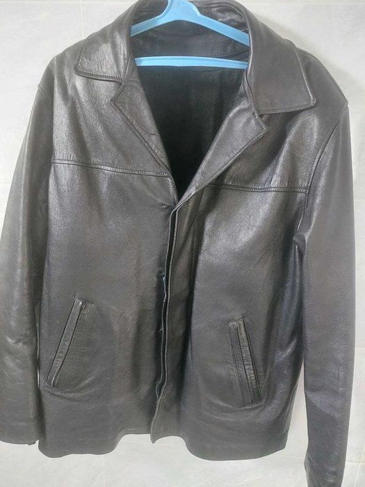 Мужская кожаная куртка
