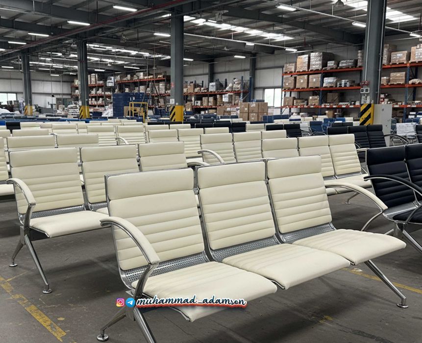 Премиум Скамьи для ожидания из нержавейки – Доставка 0 сум!