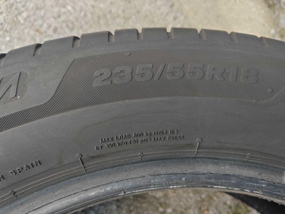 235/55/18 1бр.Bridgestone гума DOT 0424