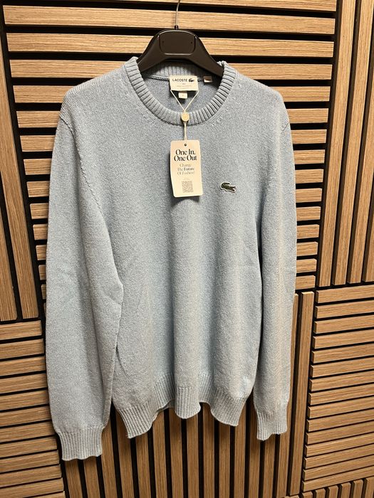 LACOSTE : Made in FRANCE - НОВ 94% Кашмир размер М / Оригинал