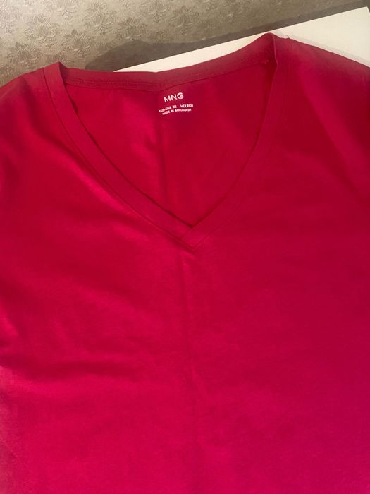 Футболка малина Mango