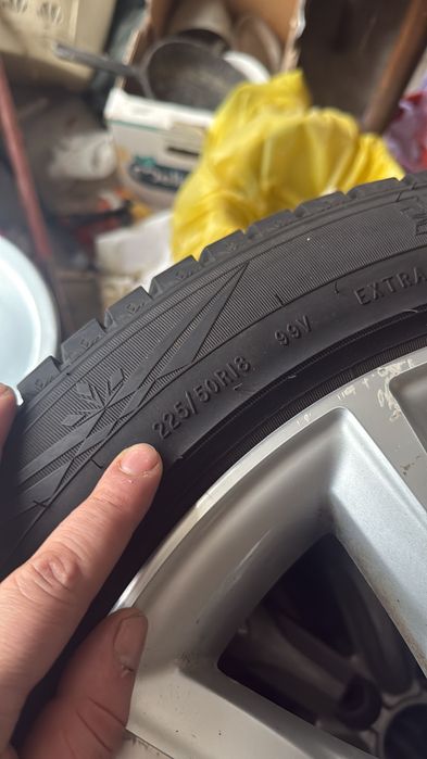 Roți Audi cu cauciucuri de iarnă