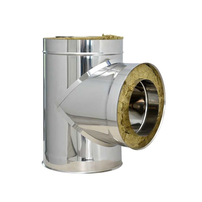 Sistem cos fum inox izolat, diam int 200 mm , ext 300 mm, H=6M - 2T