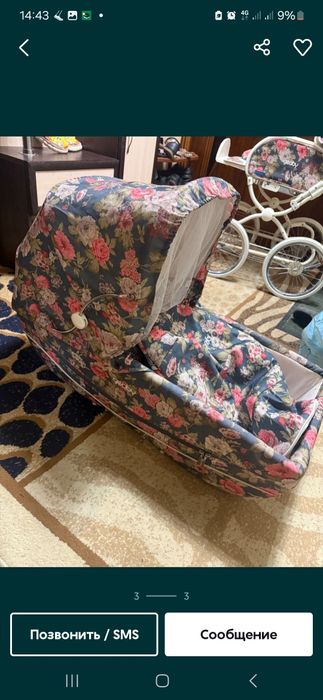 роскошная коляска  для девочек