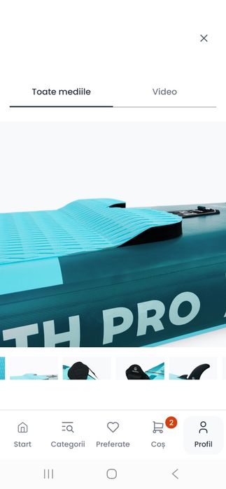Vand Placa SUP - AQUASTIC Perth Pro 11'2"