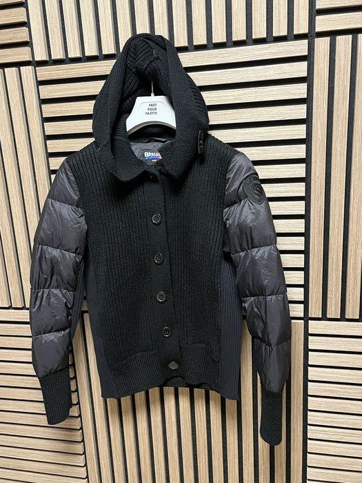 BLAUER : Wool Down - Дамско хибридно яке с вълна и пух размер S / Оригинал
