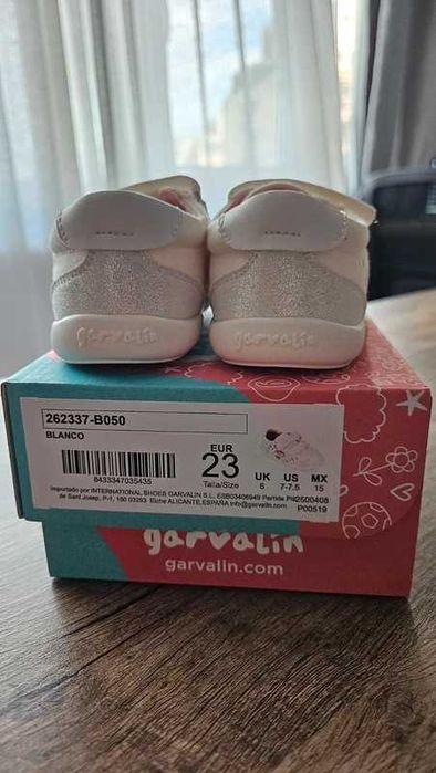 Adidasi Garvalin, Alb, marimea 23 EU