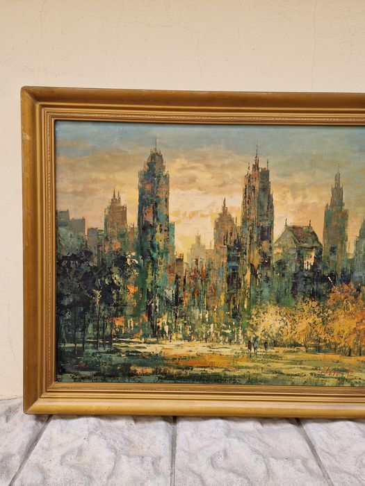 Страхотна авторска картина масло върху платно