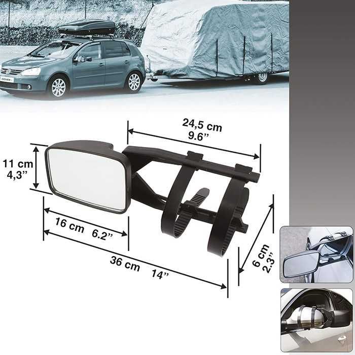 Огледало за каравана 150x110мм