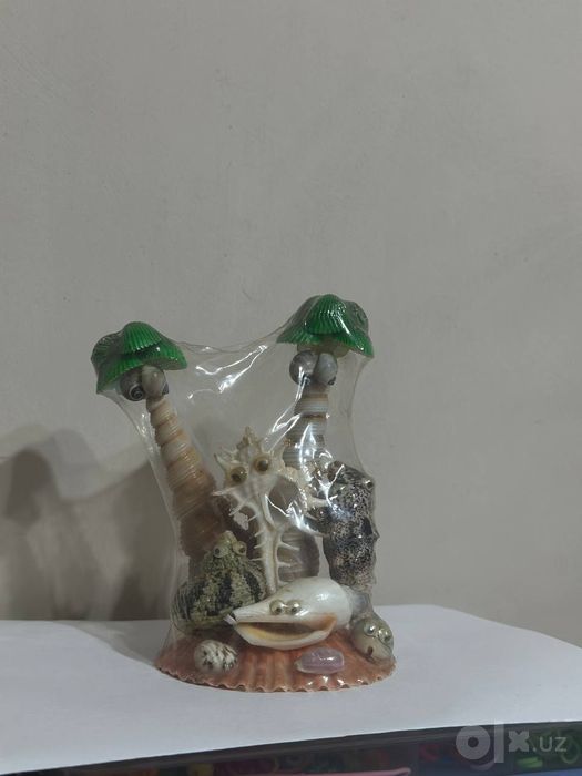Сувенир из ракушек красивый