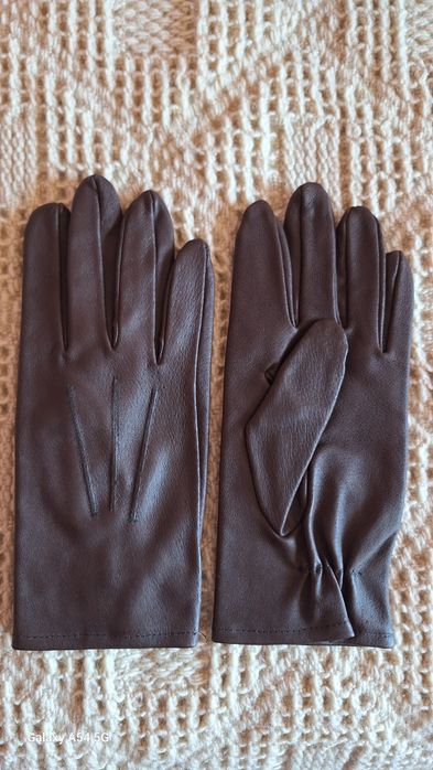 Дамски ръкавици естествена кожа