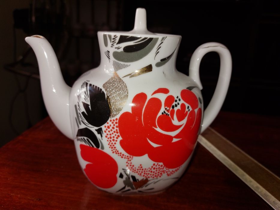 Чайник ЛФЗ красная роза