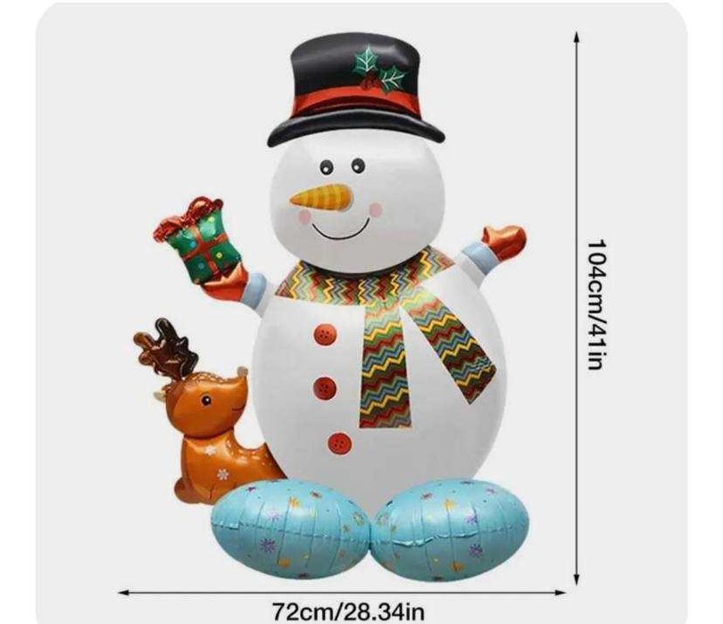 Снеговик надувной