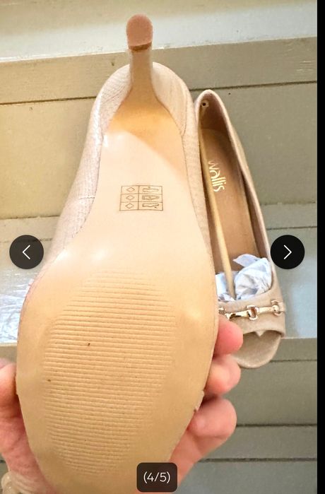 Нови обувки с токчета,39 номер