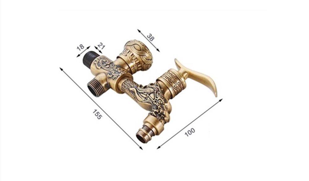 Robinet dublu dublu serviciu 1/2