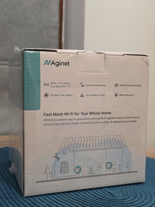 Рутер НОВ Неразопакован TP-Link Aginet HX520 AX3000 Wi-Fi 6 Mesh