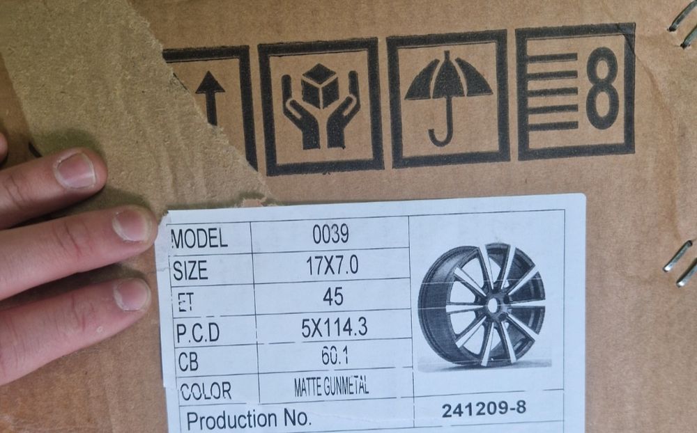 Продам диски с резиной р17