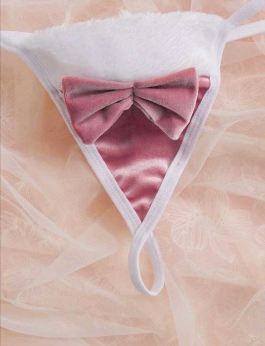 Секси костюм зайче с прашки  уши дамско бельо