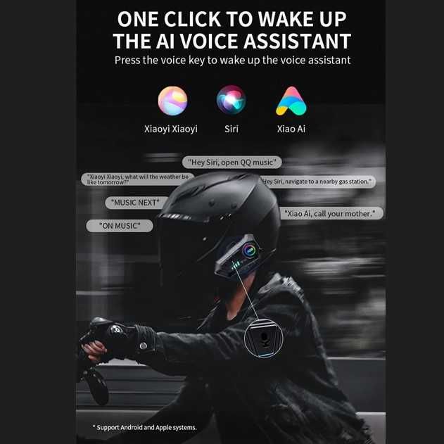 Intercom Bluetooth Handsfree Moto/Scuter/ATV