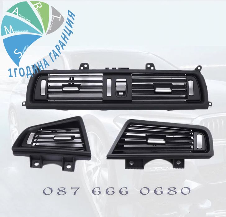 Въздуховод климатик климатроник решетка духалка за БМВ ф10 BMW F10 F11