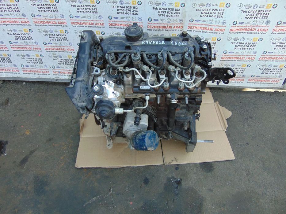 Motor Renault 1.5 k9ke628 Clio 4 Captur Nissan Micra qashqai Dacia Kadjar Sandero Logan Kangoo euro 6 mercedes w177 w247 logan dokker lodgy