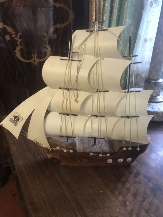Корабль СССР ретро винтаж модель