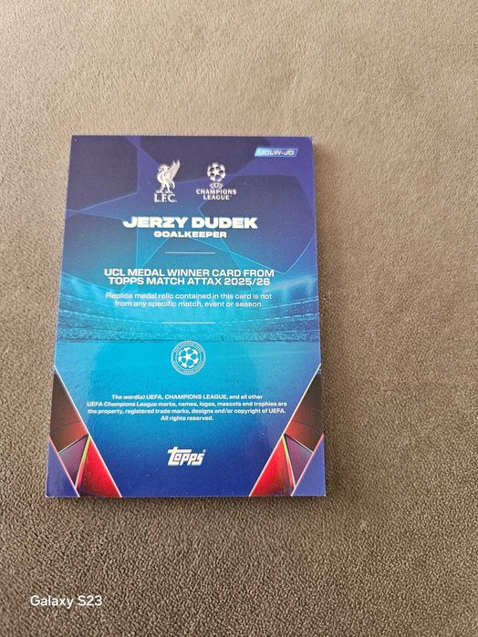 Match atax champion league Jerzi Dudek