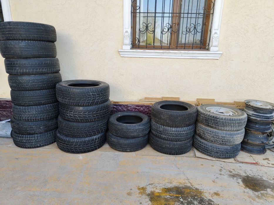 Автошины б/у ,диски б/у.