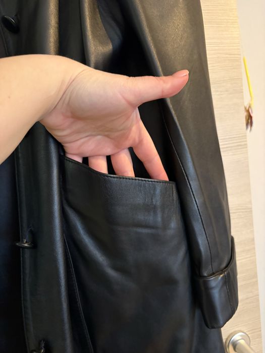 Palton dama, piele naturala