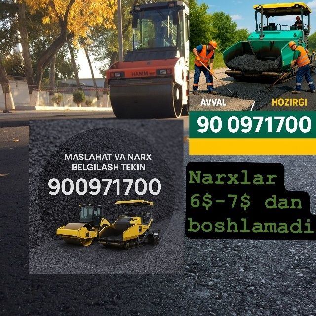 Асфальт хизматлари Asfalt