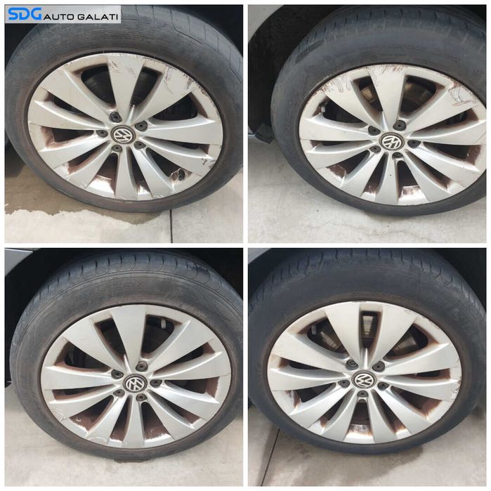 Set 4 Jante Roti Aliaj 235 45 17 R17 5x112 Skoda Superb 2 2008 - 2015 [C1898]