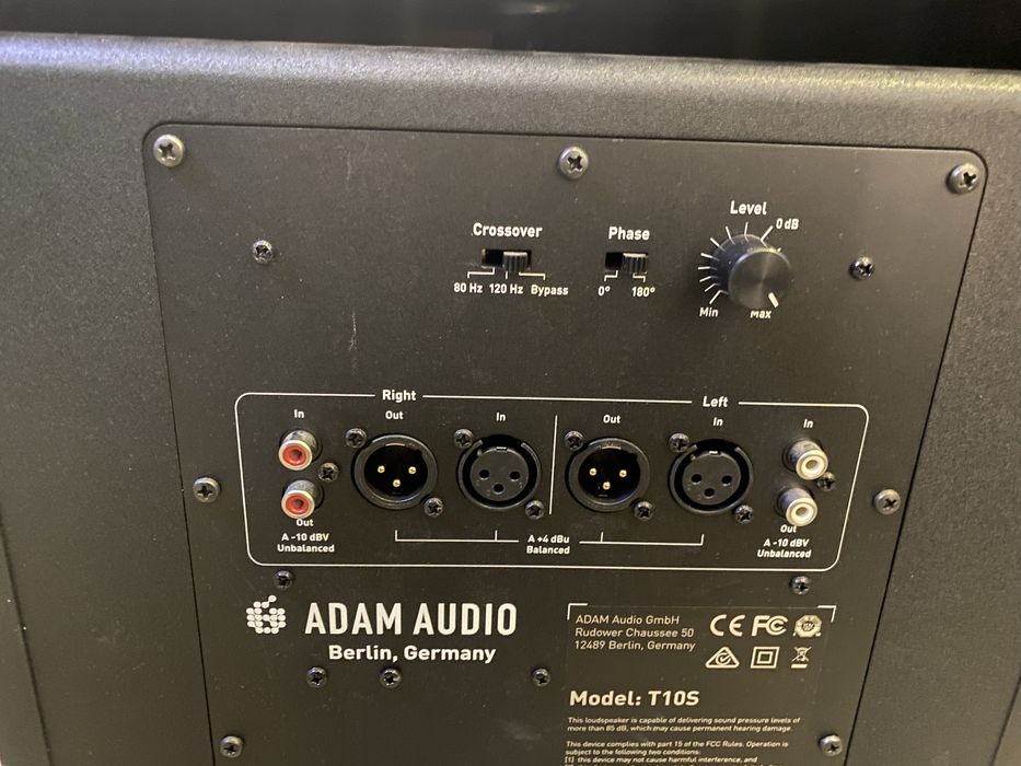 Amanet Next Generation/ Subwoofer studio Adam Audio T10S
