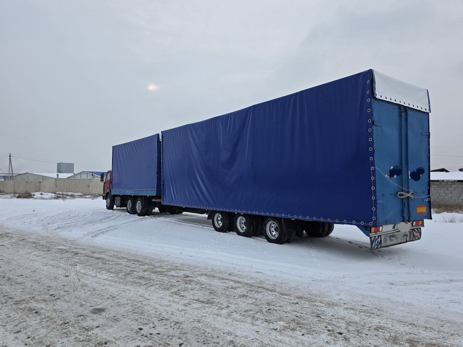 Камаз с прицепом
