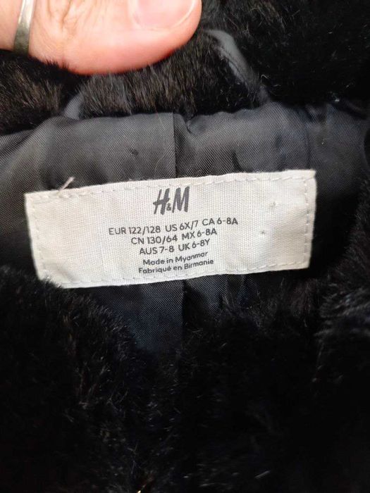 Шубка с Америки h&m фирма. Размер 6x/7 ( рост 122-128см)