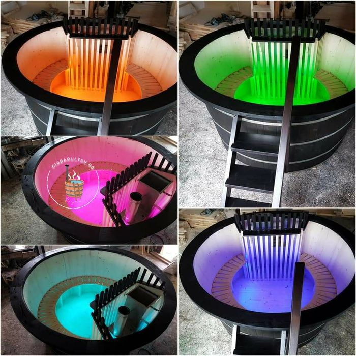 Ciubăr din lemn hot tub jacuzzi
