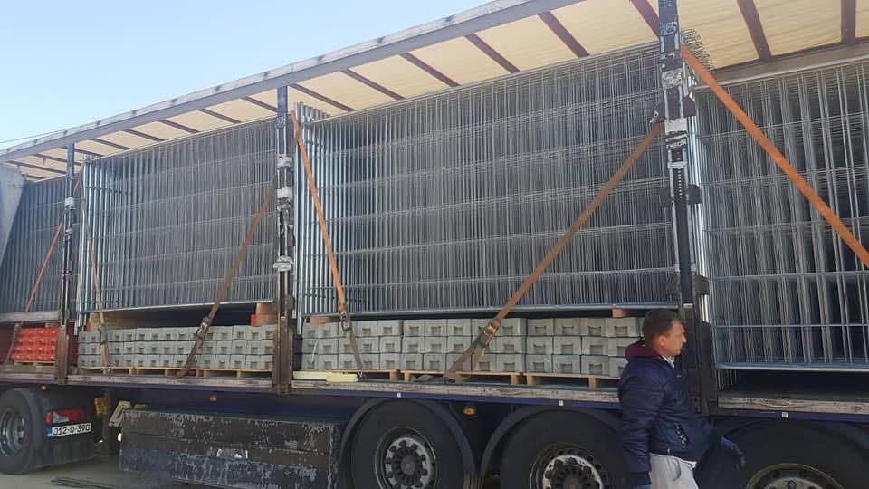 Gard provizoriu mobil imprejmuire santier
