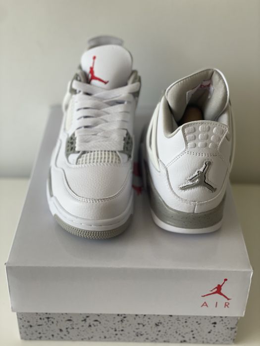 Jordan 4 Retro Oreo White GS Grey 1 High Air Max More Uptempo