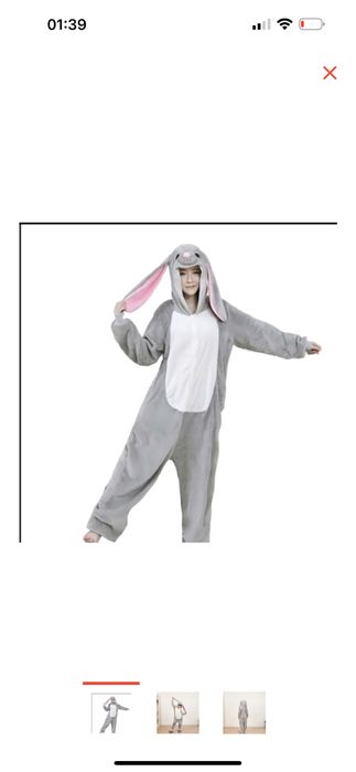 Кигуруми зайчик 160 рост