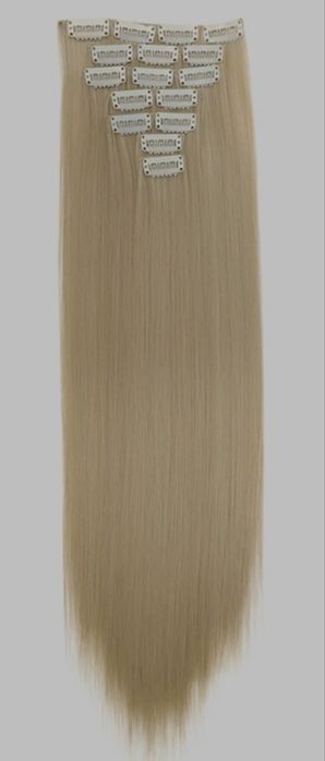 Extensii de par NATURAL clip on blond