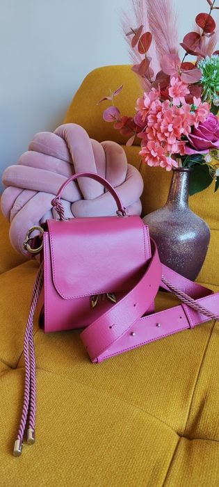 Чанта в актуален за сезона цвят Patrizia Pepe, естествена кожа