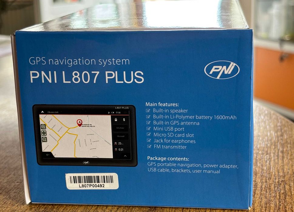 Sistem de navigatie GPS PNI L807 PLUS ecran 7 inch