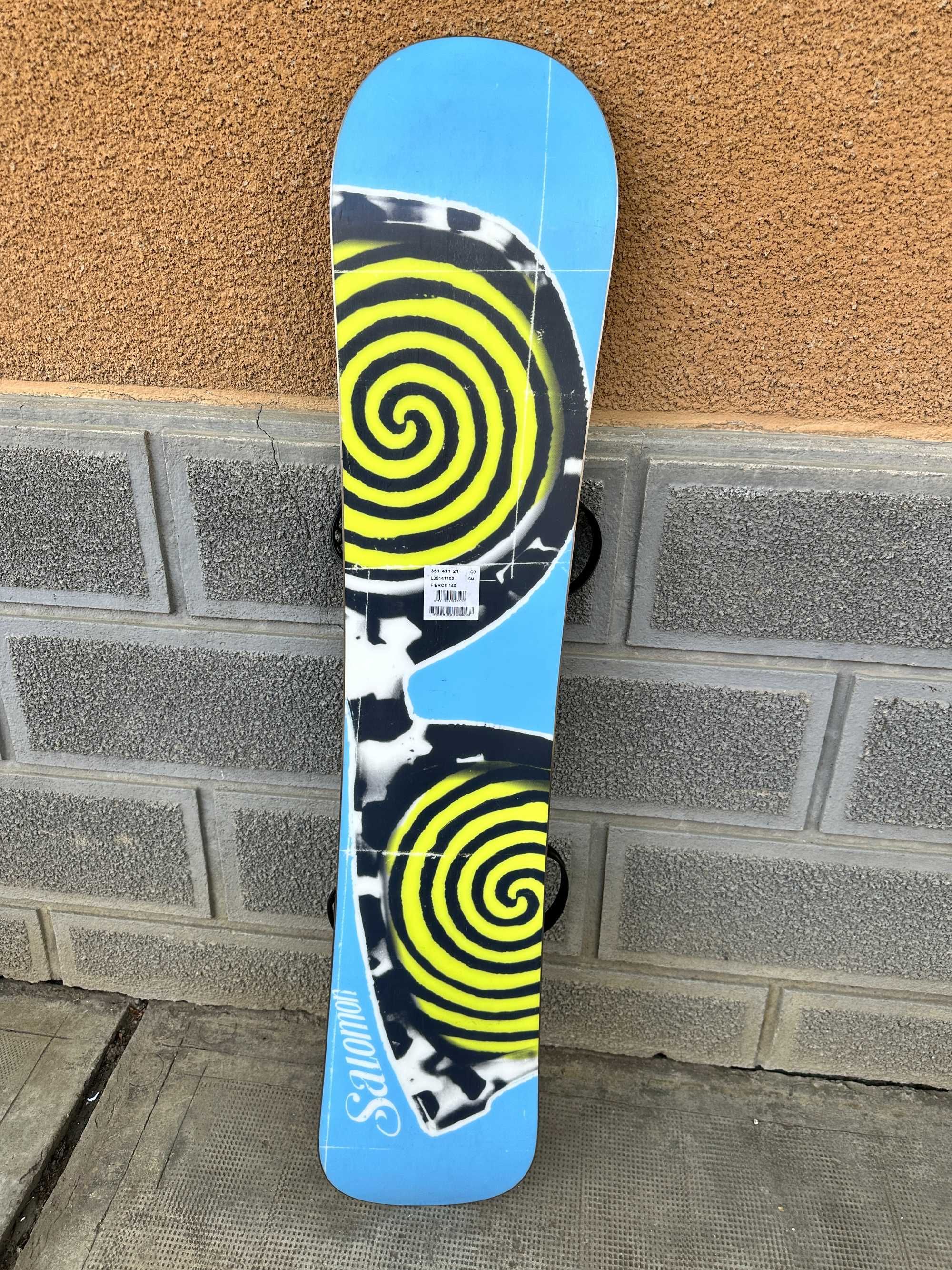 Placa noua snowboard salomon fierce barber L140cm Campia Turzii • OLX.ro